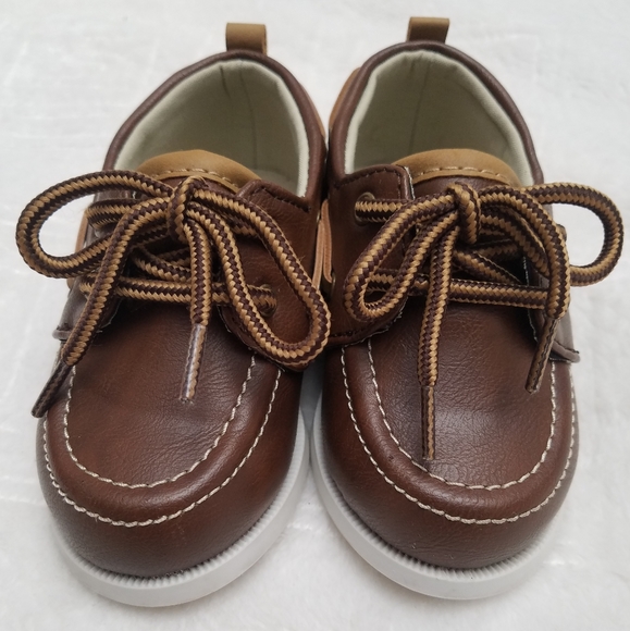 Koala Kids Other - Koala Kids Toddler Boys Brown Lace Dress Shoes